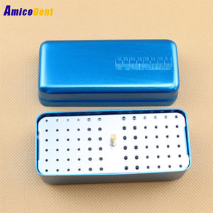 Porta File endodontico <span class=keywords><strong>Autoclave</strong></span> 72 fori con misura Endo Bur Box sterilizzazione in alluminio per ferri ferri File autoclavabili - Product Image 3