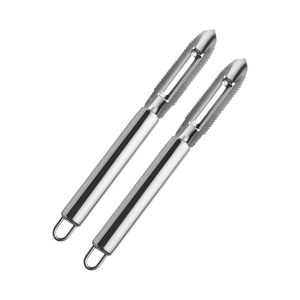 Factory Wholesale Multi-function Eco-Friendly Silver Stainless Steel Vegetable Peeler Fruit Carrot <b>Spoon</b> <b>Measuring</b> - Product Image 1