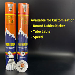 SNOWPEAK SP707 Clase a Pluma de ganso OEM Personalizable Torneo Competencia Volante Bola de bádminton Fabricante de fábrica - Product Image 2