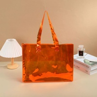 Laser-Handtasche Transparente Große Kapazität Kleidungs-Einkaufstasche