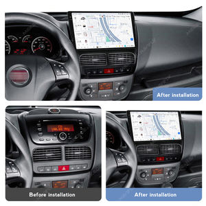 DUDUAUTO 2K pantalla 8-Core Android 13 Radio de coche para <span class=keywords><strong>Fiat</strong></span> <span class=keywords><strong>Doblo</strong></span> 2015 reproductor de vídeo Multimedia estéreo Car-play navegación GPS DSP - Product Image 3