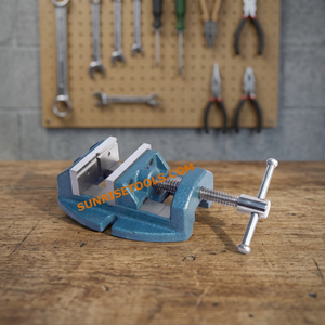 Étau d'établi en métal bleu SUNTOOLS/STIPL, largeur mâchoire 75 mm, outil de précision pour la fabrication de bijoux, la fabrication de moules et la création d'échantillons - Product Image 5