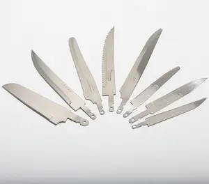 Benutzer definierte Großhandel Messer Rohlinge Edelstahl DIY Griff Full Tang Klinge für Schäl steak Küchenmesser Herstellung
