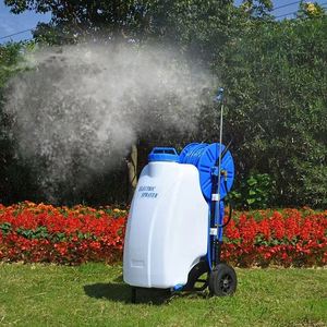 45L Electric Greenhouse Orchard Garden <b>Sprayer</b> Cart Handheld High Pressure Disinfection Push Cart for Farm High Productivity - Product Image 5