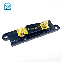 Blok Pemegang Sekring Otomatis Tembaga Model Bolt-On DC 12V/24V Kapasitas Pemutusan 2kA untuk Kotak Sekring Mobil Traktor