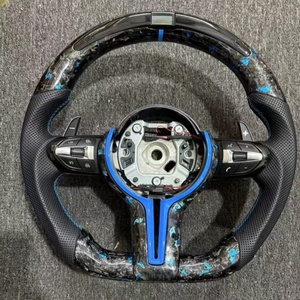 Volante de fibra de carbono forjado personalizado Plug and Play para <span class=keywords><strong>BMW</strong></span> M3 M4 <span class=keywords><strong>M5</strong></span> F80 F82 E90 E91 X5 F15 X6 F16 F10 F30 F32 F36 <span class=keywords><strong>F60</strong></span> - Product Image 3