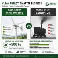 Kit éolien micro 300W à succès avec contrôleur et tour de 6m pour distributeurs