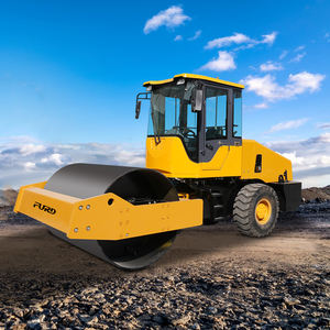 Compacteur routier vibrant à <span class=keywords><strong>tambour</strong></span> unique hydraulique 6 tonnes avec moteur et pompe haute performance pour la construction - Product Image 3