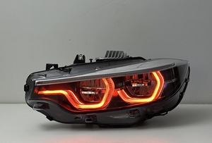 Ensemble de phares LED pour <span class=keywords><strong>BMW</strong></span> Série 4 F32 F33 F36 F80 F82 M3 M4, feux de jour à 3 couleurs, clignotants, feux de route et de croisement, jaune et blanc - Product Image 6