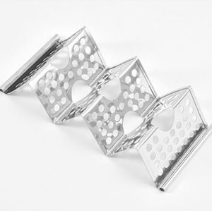 Estante para panqueques mexicano de acero inoxidable hueco en forma de W con 3 compartimentos para bandeja de tortilla de maíz herramienta para hornear - Product Image 4