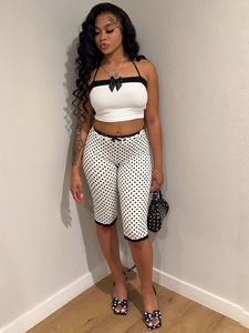Nouvelles tenues <span class=keywords><strong>tendance</strong></span> <span class=keywords><strong>et</strong></span> mignonnes pour femmes, ensemble crop top <span class=keywords><strong>et</strong></span> leggings 2 pièces, ensemble sexy Y2K pour femmes, ensemble assorti pour l'été, vêtements pour femmes - Product Image 2