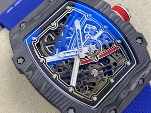 Reloj Mecánico Automático Personalizado de la Mejor Calidad, 39 mm, Movimiento UMI Factory CRMA7, RM67-01, Negro, NTPT, Carbono, Reserva de Marcha, Moneda - Product Image 2