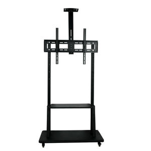 Hot Selling Wholesale 1800 Mobile <strong>TV</strong> Mount Cars <strong>Tv</strong> Bracket Cart <strong>TV</strong> <strong>Stand</strong> For 42-86&quot;
