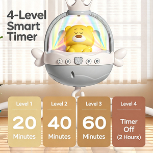 Jouets pour bébés de 0 à 24 mois, ensemble télécommandé, <span class=keywords><strong>petit</strong></span> ours, cloche de lit, jouets suspendus amusants, hochets, mobile musical rotatif unisexe pour bébé - Product Image 2