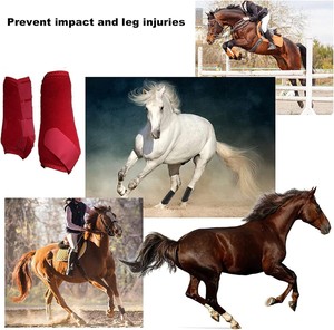 Botas Protectoras de Tendones para Caballos con Logotipo Personalizado, Venta al por Mayor, Botas de Neopreno para Montar a Caballo, Botas de Tendones para Caballos - Product Image 4