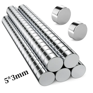 Aimants ronds en néodyme de petite taille, aimants en terres rares puissants, haute performance, 5*3 mm, N35, N40, N52 - Product Image 1