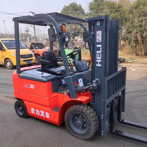 Mini carretilla elevadora eléctrica Heli usada con cargador todo terreno de alta calidad 1,5 T-3,5 T con asiento diésel para industrias agrícolas - Product Image 5