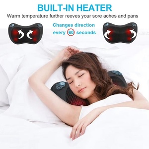 Rechargeable Shiatsu <b>Back</b> and Neck Massager Rechargeable 3D Kneading Deep Tissue Massage Pillow with Heat - Product Image 5