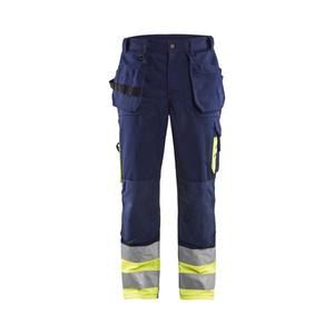 BLAKLADER - 152913708833C62 Pantalón Hi-Vis Azul Marino/Amarillo-EAN 7330509291603 ROPA DE TRABAJO DE LA HI-VIS - Product Image 1