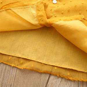 Nuovo Stile Moda Europea Abbigliamento Bambina per il Ringraziamento - Completo Camicia e Jeans per Bambini - Product Image 2