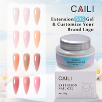 Gel de construction pour ongles à haute viscosité, couleurs personnalisées, effet scintillant, sans HEMA ni TPO, gel UV dur pour extension, vernis à ongles, gel dur et souple