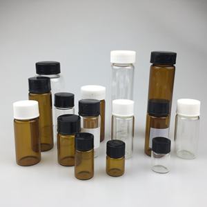 Tubes à essai en verre de différentes tailles personnalisés avec bouchons à vis pour applications de laboratoire - Product Image 2