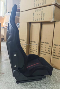 Asientos Deportivos RECARO de Cuero Universales Personalizados OEM, Ajustador Único, Rieles Dobles, Asientos para Auto de Carreras - Product Image 4