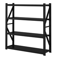 Chine Rayonnage de garage léger bon marché Étagères de rayonnage de stockage sans boulon à 4/5 niveaux à vendre