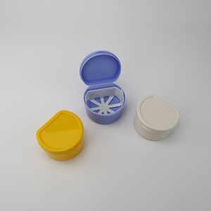 Estuche portátil para dentaduras postizas LK 403, caja de almacenamiento de plástico para ortodoncia, para el cuidado dental de adultos - Product Image 2