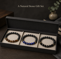 Bracelet en pierre de lave œil de tigre facetté pour hommes et femmes, bracelet en pierre naturelle fait à la main, bijoux en cristal de guérison