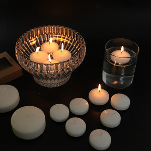 Ngà 2 inch Trắng giờ tealight nước lớn bán buôn 3 inch Trắng Unscented giữ hoàn hảo lọ nổi nến trong nước - Product Image 4