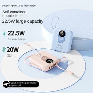 Nueva Mini Batería Externa con Carga Súper Rápida de 22.5W, 20000mA, de Plástico, para Puertos Tipo-<span class=keywords><strong>C</strong></span>, con Polímero de Litio - Product Image 2