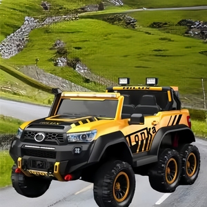 <span class=keywords><strong>Voiture</strong></span> électrique familiale à six roues pour enfants, grande taille, super résistante, peut être conduite par les enfants de 1 à 10 ans - Product Image 2