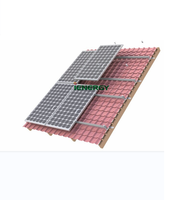 Rails en aluminium pour panneaux solaires photovoltaïques de 2,4 mètres ou longueur OEM, supports de montage solaire, rails solaires pour accessoires de montage de systèmes d'énergie solaire