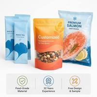 Op maat gemaakte voedselverpakkingen, staande zipzakken, OEM ODM groothandel, snacks, vlees, vis, thee, noten, koffie, retort, vacuüm, rechtstreeks van de fabriek