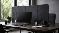 Pantalla de Escritorio Acústica |   Divisor de Escritorio para Oficina PET para Reducción de Ruido y Privacidad