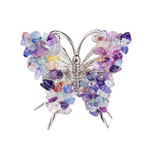 ขายส่งคริสตัลรูปผีเสื้อ ผู้จัดจำหน่ายคริสตัล หินและคริสตัล เครื่องประดับปีกผีเสื้อ ขายส่ง - Product Image 3