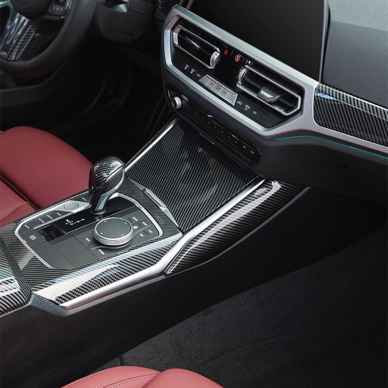 6pcs Carbon Fiber Replacement Interior Decorative Cover Trim Kit (BMW Fitment), photo 3