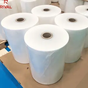 Durable clear transparent PE stretch film low price jumbo roll for machine use pallet wrapping