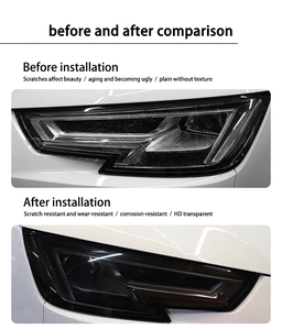 Dark Black LED <strong>Tail</strong> <strong>Light</strong> Transparent TPH Material Motorcycle Headlight Protective Car Film for Automobile Headlamp <strong>Tinting</strong> - Product Image 4