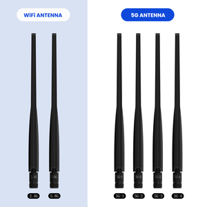 Antena karet 5GHz 5dBi Omni, antena karet bentuk pisau 2.4G 5.8Ghz 5G untuk Router nirkabel komunikasi antena - Product Image 2