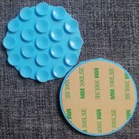 Support adhésif rond en silicone 19Cup pour téléphone portable, fixation mains libres, ventouse, support, tapis, cadeau