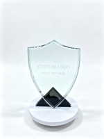 Trophées en cristal personnalisés de haute qualité, logo personnalisé, trophées et médailles gravés au laser pour cadeaux d'affaires et récompenses