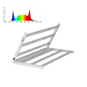 720W Efficient Full Spectrum LED Grow Light Foldable Design With 2.5umol/s LM301h White 660nm Deep Red Plant Indoor Veg Bloom