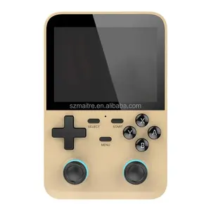 Nieuwe Design Groene D007 Handheld Game Console 3d Rocker Mini 3.5Inch Video Gaming Speler 3500Mah Baterry