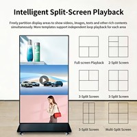 Kiosque numérique vertical tactile d'intérieur de 32 pouces, écran publicitaire LCD sur pied, personnalisable, SDK OEM disponible, 1 an