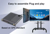 PC Mini Embedded I7-1180G7 4K 60Hz DP HD MIC VGA USB Layar Sentuh Kapasitif Sistem Operasi Linux Modul Inti OPS Mini Stok Industri