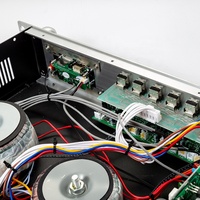 2U voltaj güç amplifikatörü profesyonel alıcılar ve amplifikatör kamu adres sistemi ev amplifikatör