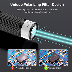 Microlong 4K Digital 48MP Coin 7" Screen 1080P Video 8 LED Lights Adjustable Brightness Compatible LP070 Digital - Product Image 1