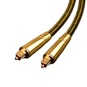 YYTCG T3 Câble à <span class=keywords><strong>fibre</strong></span> optique SC à SC plaqué or Câble audio optique carré à carré mâle à mâle - Product Image 1